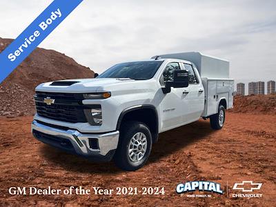 New 2025 Chevrolet Silverado 2500 Work Truck Double Cab 4WD 8' 2" Reading Enclosed Service Body for sale #9CC42043 - photo 1