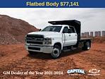 2024 Chevrolet Silverado 4500 Crew Cab DRW 2WD, PJ's Platform Body Flatbed Truck for sale #9CC43380 - photo 1