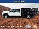 2025 Chevrolet Silverado 3500 Crew Cab RWD, Blue Ridge Manufacturing Farmhand Stake Bed for sale #9CC61386 - photo 3