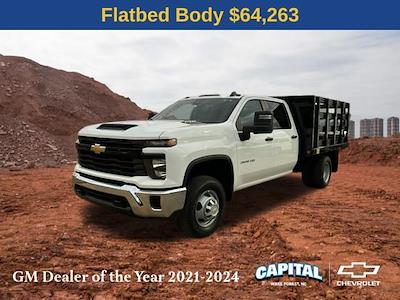 2025 Chevrolet Silverado 3500 Crew Cab RWD, Blue Ridge Manufacturing Farmhand Stake Bed for sale #9CC61409 - photo 1