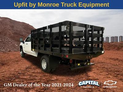 2025 Chevrolet Silverado 3500 Crew Cab RWD, Blue Ridge Manufacturing Farmhand Stake Bed for sale #9CC61409 - photo 2