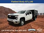 New 2025 Chevrolet Silverado 3500 Work Truck Crew Cab RWD 10' Blue Ridge Manufacturing Stake Bed for sale #9CC61700 - photo 1