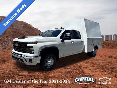 New 2025 Chevrolet Silverado 3500 Work Truck Crew Cab RWD 9' Reading Enclosed Service Body for sale #9CC63351 - photo 1