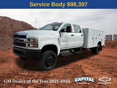 2024 Chevrolet Silverado 5500 Crew Cab DRW 4WD, Reading Classic II Steel Service Truck for sale #9CC82186 - photo 1