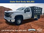 2024 Chevrolet Silverado 3500 Regular Cab RWD, Blue Ridge Manufacturing Workhorse Stake Bed for sale #9CC85889 - photo 3