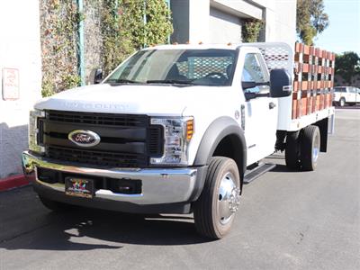 New 2019 Ford F-550 XL Regular Cab 4x2 12' Scelzi Stake Bed for sale #K2488 - photo 1