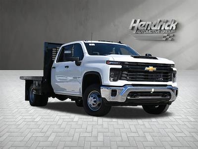 2024 Chevrolet Silverado 3500 Crew Cab 4WD, CM Truck Beds PL Model Flatbed Truck for sale #CR54326 - photo 1