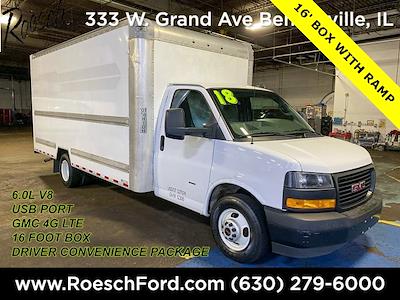 Used 2018 GMC Savana 3500 Work Van 4x2 Box Van for sale #T1319 - photo 1