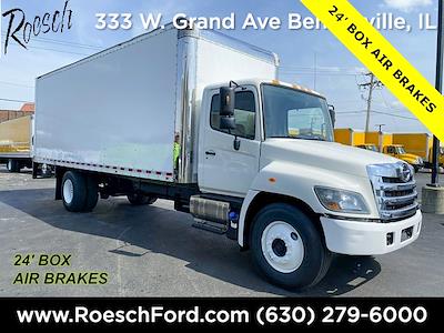 Used 2015 Hino 268A 24' Box Truck Single Cab 4x2 Box Truck for sale #T1379 - photo 1