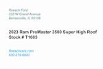 2023 Ram ProMaster 3500 Super High Roof FWD Empty Cargo Van for sale #T1605 - photo 4
