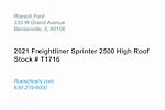 Used 2021 Freightliner Sprinter 2500 Upfitted Cargo Van for sale #T1716 - photo 4