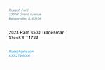 Used 2023 Ram 3500 Tradesman Crew Cab for sale #T1723 - photo 3