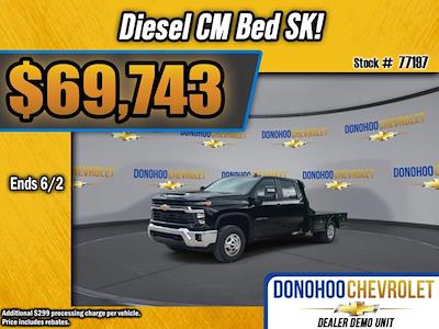 New 2025 Chevrolet Silverado 3500 LT Crew Cab 4WD 9' 4" CM Truck Beds Steel Flatbed Truck for sale #77197 - photo 1