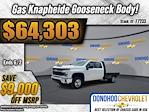New 2025 Chevrolet Silverado 3500 LT Crew Cab 4WD 9' 10" Knapheide Steel Flatbed Truck with Gooseneck Hitch for sale #77233 - photo 1