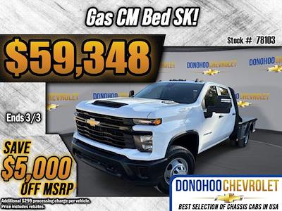 2025 Chevrolet Silverado 3500 Crew Cab DRW 4WD CM Truck Beds Flatbed Truck for sale #78103 - photo 1