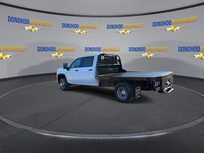 New 2025 Chevrolet Silverado 3500 Work Truck Crew Cab 4WD 9' 4" CM Truck Beds Steel Flatbed Truck with Gooseneck Hitch for sale #78106 - photo 2