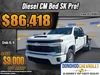 New 2025 Chevrolet Silverado 3500 LT Crew Cab 4WD 9' 4" CM Truck Beds Steel Flatbed Truck for sale #78149 - photo 1