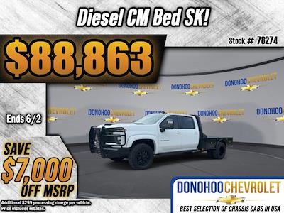 2025 Chevrolet Silverado 3500 Crew Cab DRW 4WD CM Truck Beds Flatbed Truck for sale #78274 - photo 1