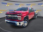 New 2025 Chevrolet Silverado 3500 LT Crew Cab 9' 4" CM Truck Beds Steel Flatbed Truck with Gooseneck Hitch for sale #78650 - photo 1
