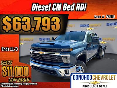 2025 Chevrolet Silverado 3500 Crew Cab RWD CM Truck Beds Flatbed Truck for sale #78663 - photo 1