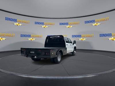 New 2025 Chevrolet Silverado 3500 Work Truck Crew Cab 4WD 9' 10" Knapheide Steel Flatbed Truck with Gooseneck Hitch for sale #78796 - photo 2