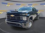 New 2025 Chevrolet Silverado 3500 Work Truck Crew Cab 4WD 9' 4" CM Truck Beds Steel Flatbed Truck with Gooseneck Hitch for sale #78798 - photo 1