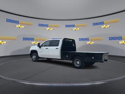 New 2025 Chevrolet Silverado 3500 Work Truck Crew Cab 4WD 9' 10" Knapheide Steel Flatbed Truck with Gooseneck Hitch for sale #78816 - photo 2