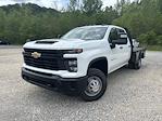 New 2025 Chevrolet Silverado 3500 Work Truck Crew Cab 4WD 9' 10" Knapheide Steel Flatbed Truck with Gooseneck Hitch for sale #78816 - photo 3