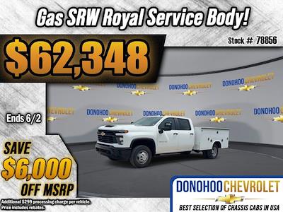 New 2025 Chevrolet Silverado 3500 Crew Cab 4WD Royal 40-VDO-108XP 9' Service Truck for sale #78856 - photo 1