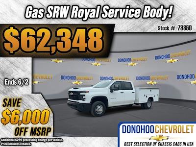 New 2025 Chevrolet Silverado 3500 Crew Cab 4WD Royal 40-VDO-108XP 9' Service Truck for sale #78860 - photo 1