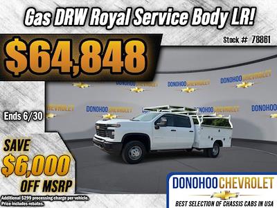 New 2025 Chevrolet Silverado 3500 Crew Cab 4WD Royal 40-VDO-108XP 9' Service Truck for sale #78861 - photo 1