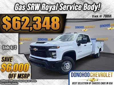New 2025 Chevrolet Silverado 3500 Crew Cab 4WD Royal 40-VDO-108XP 9' Service Truck for sale #78864 - photo 1