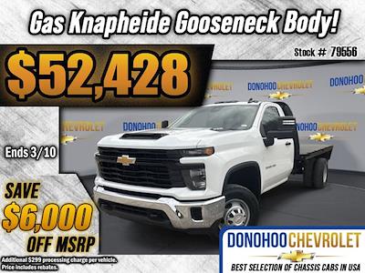 2025 Chevrolet Silverado 3500 Regular Cab RWD Knapheide Flatbed Truck for sale #79556 - photo 1