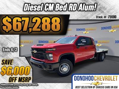 2025 Chevrolet Silverado 3500 Crew Cab DRW 4WD CM Truck Beds Flatbed Truck for sale #79690 - photo 1