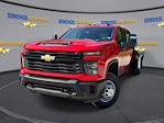 New 2025 Chevrolet Silverado 3500 Work Truck Crew Cab 4WD 9' 4" CM Truck Beds Steel Flatbed Truck with Gooseneck Hitch for sale #79692 - photo 3