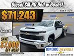 New 2025 Chevrolet Silverado 3500 LT Crew Cab 4WD 9' 4" CM Truck Beds Steel Flatbed Truck with Gooseneck Hitch for sale #79721 - photo 1