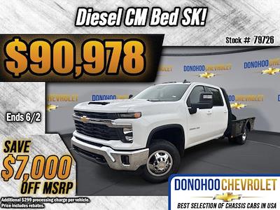 2025 Chevrolet Silverado 3500 Crew Cab DRW 4WD CM Truck Beds Flatbed Truck for sale #79726 - photo 1