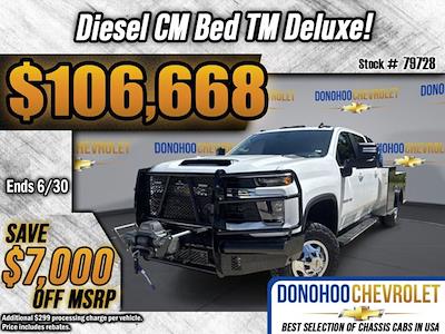 New 2025 Chevrolet Silverado 3500 LT Crew Cab 4WD 9' 4" CM Truck Beds Steel Flatbed Truck for sale #79728 - photo 1