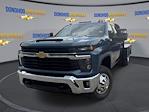 New 2025 Chevrolet Silverado 3500 LT Crew Cab 4WD 9' 10" Knapheide Steel Flatbed Truck with Gooseneck Hitch for sale #79847 - photo 3