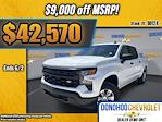 New 2025 Chevrolet Silverado 1500 Work Truck Crew Cab 4WD Pickup for sale #80124 - photo 1