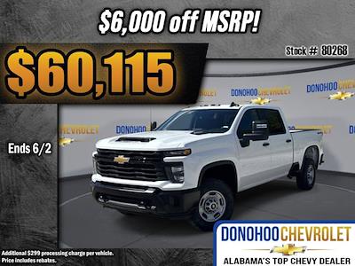 New 2025 Chevrolet Silverado 2500 Work Truck Crew Cab 4WD SRW Pickup for sale #80268 - photo 1