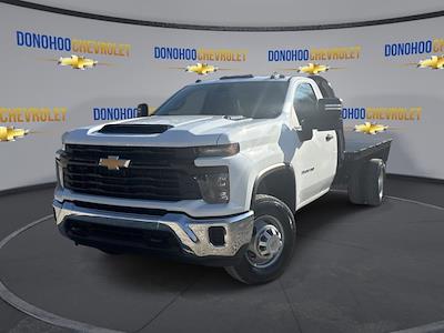 New 2025 Chevrolet Silverado 3500 Work Truck Regular Cab 4WD 11' 6" Knapheide Steel Flatbed Truck for sale #80327 - photo 1