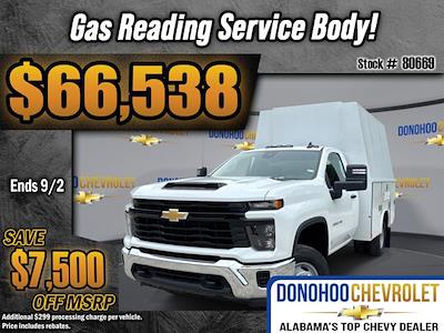 New 2025 Chevrolet Silverado 3500 Work Truck Regular Cab RWD 9' Reading Enclosed Service Body for sale #80669 - photo 1