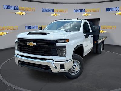 New 2025 Chevrolet Silverado 3500 Work Truck Regular Cab 4WD 11' 6" Blue Ridge Manufacturing Steel Flatbed Truck for sale #80955 - photo 1