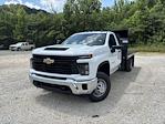 New 2025 Chevrolet Silverado 3500 Work Truck Regular Cab 4WD 11' 6" Blue Ridge Manufacturing Steel Flatbed Truck for sale #80955 - photo 3