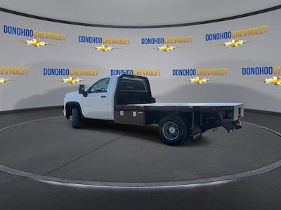 New 2025 Chevrolet Silverado 3500 Work Truck Regular Cab 4WD 11' 6" Blue Ridge Manufacturing Steel Flatbed Truck for sale #80970 - photo 2