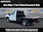New 2025 Chevrolet Silverado 3500 Work Truck Regular Cab 4WD 11' 6" Blue Ridge Manufacturing Steel Flatbed Truck with Gooseneck Hitch for sale #81227 - photo 4