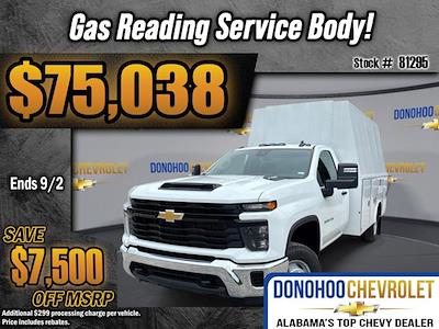 New 2025 Chevrolet Silverado 3500 Work Truck Regular Cab 4WD 11' Reading Enclosed Service Body for sale #81295 - photo 1