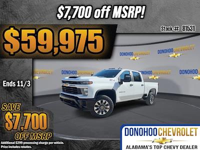 New 2025 Chevrolet Silverado 2500 Custom Crew Cab 4WD Pickup for sale #81531 - photo 1