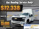 New 2025 Chevrolet Silverado 3500 Work Truck Regular Cab 4WD 9' Reading Enclosed Service Body for sale #81609 - photo 3